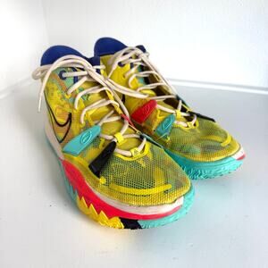 Nike Kyrie 7 One World One People CQ9326-700 Yellow Size 15 Basketball Shoes